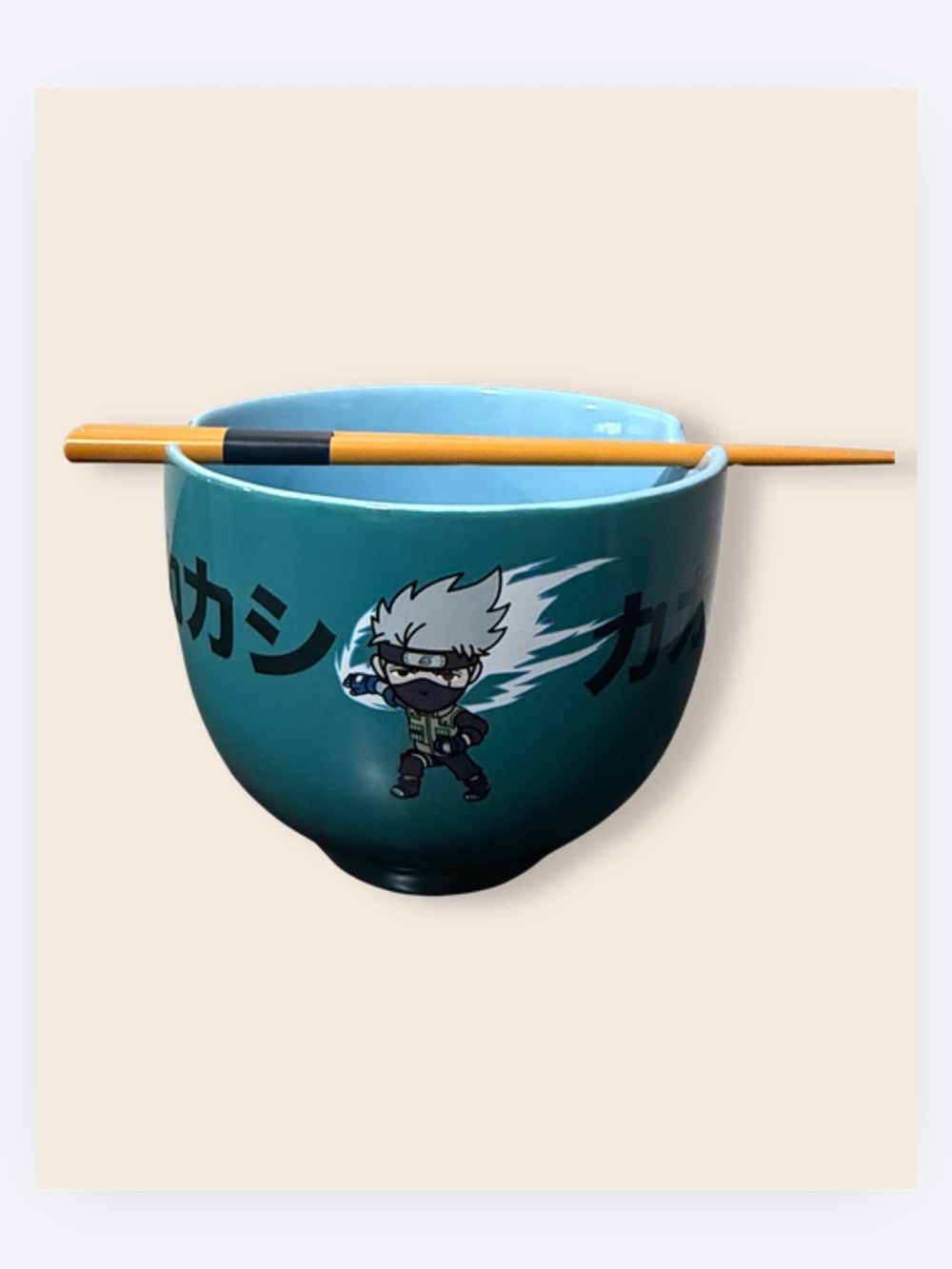 Tokidoki x Naruto Shippuden Noodle Ramen Bowl with Chopsticks — Kakashi Hatake